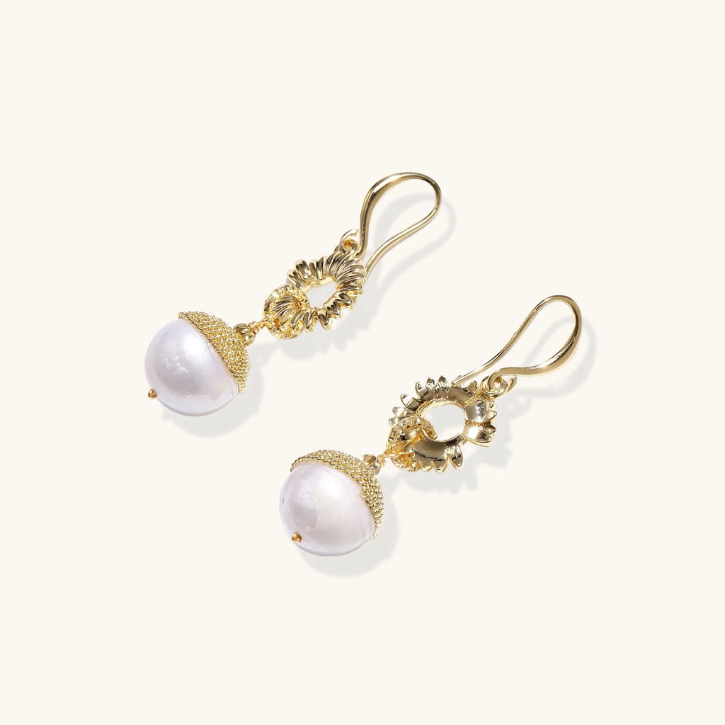 VeriGirl Sunburst Pearl Dangles