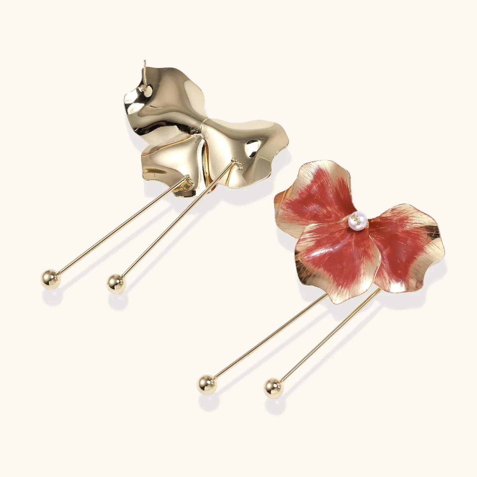VeriGirl Coral  Drop Earrings