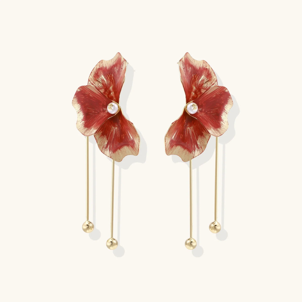 VeriGirl Coral  Drop Earrings