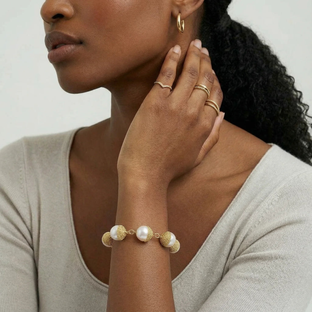 VeriGirl Golden Pearl Bracelet