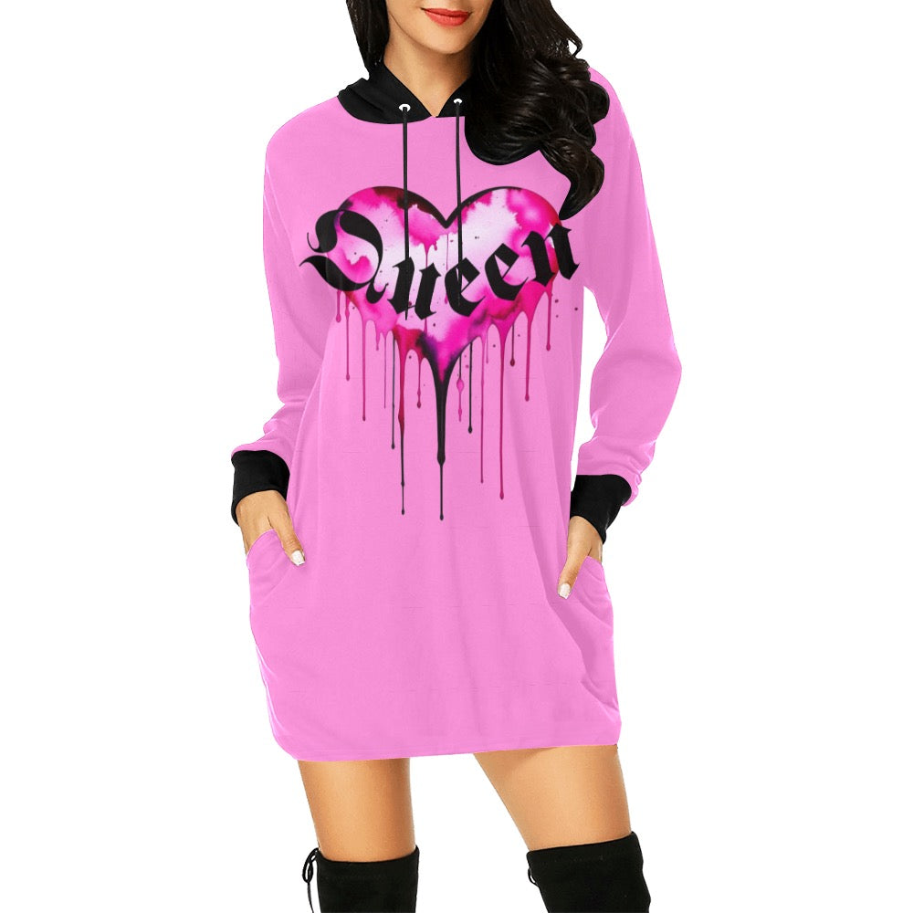 VeriGirl Queen Hoodie Mini Dress